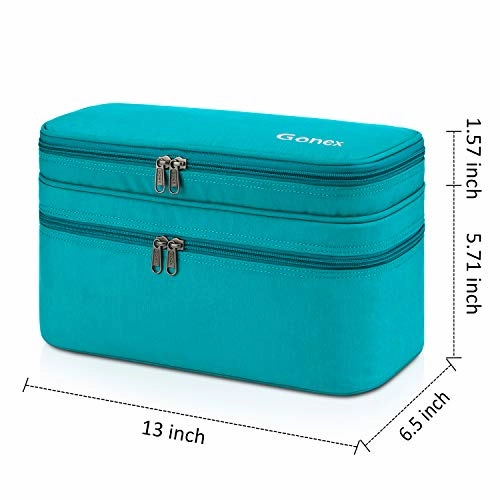 Bra Travel Organizer Bag, Gonex Underwear Lingerie Packing Storage Case Blue