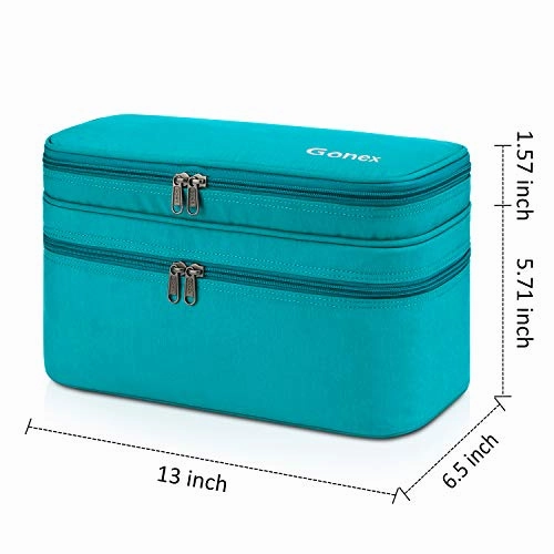 Bra Travel Organizer Bag, Gonex Underwear Lingerie Packing Storage Case Blue