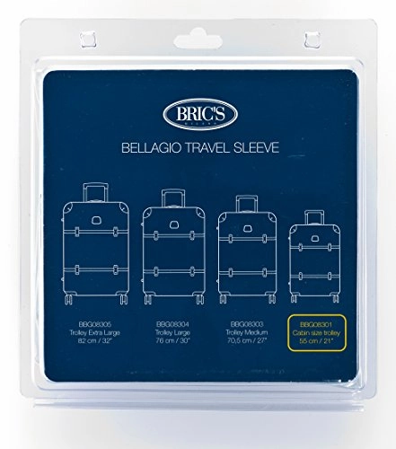 Bric'S Luggage Bac00935 Bellagio 21 Inch Spinner Transparent Cover, Clear, One Size
