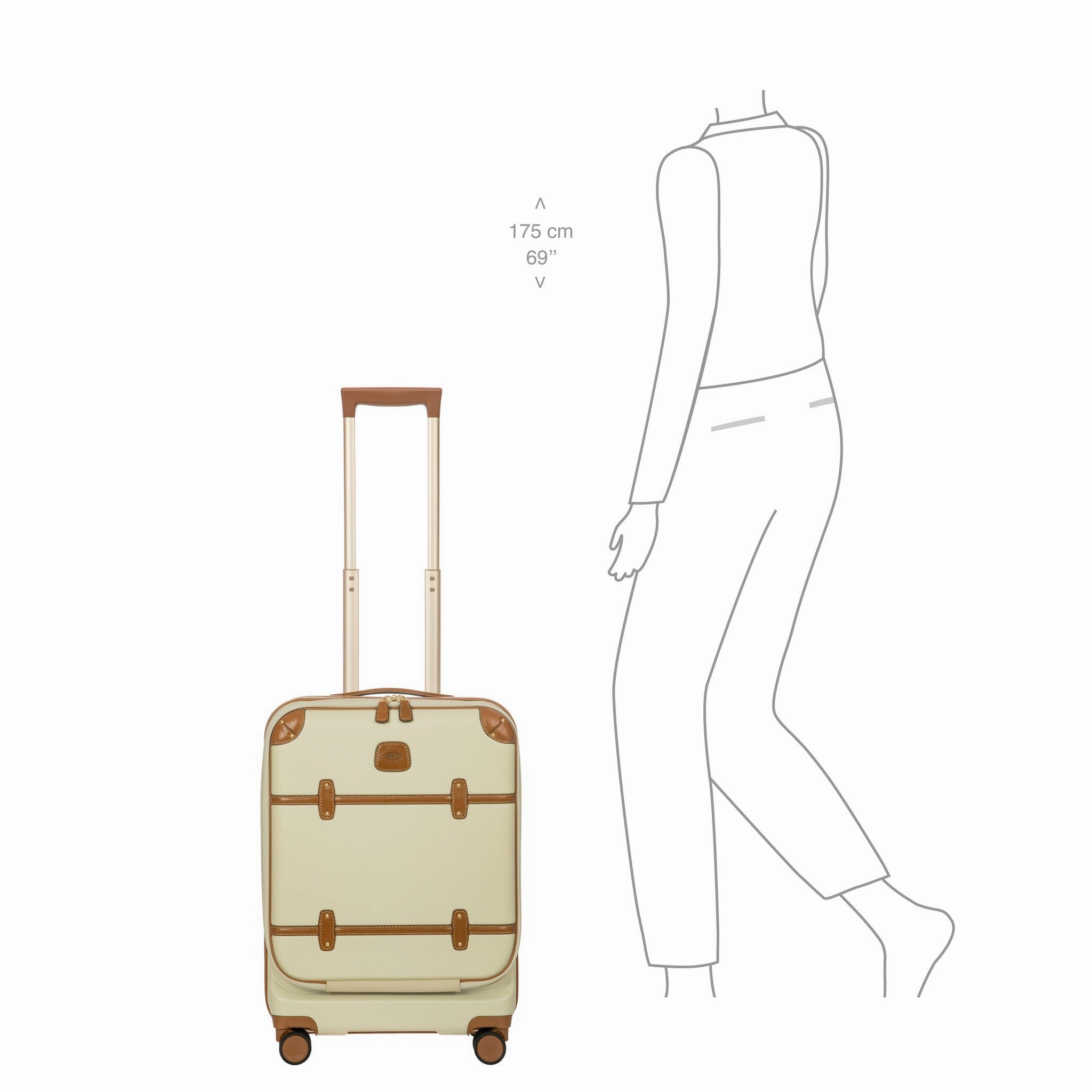 Brics Bellagio 3.0 21" Spinner Trunk with Pocket
