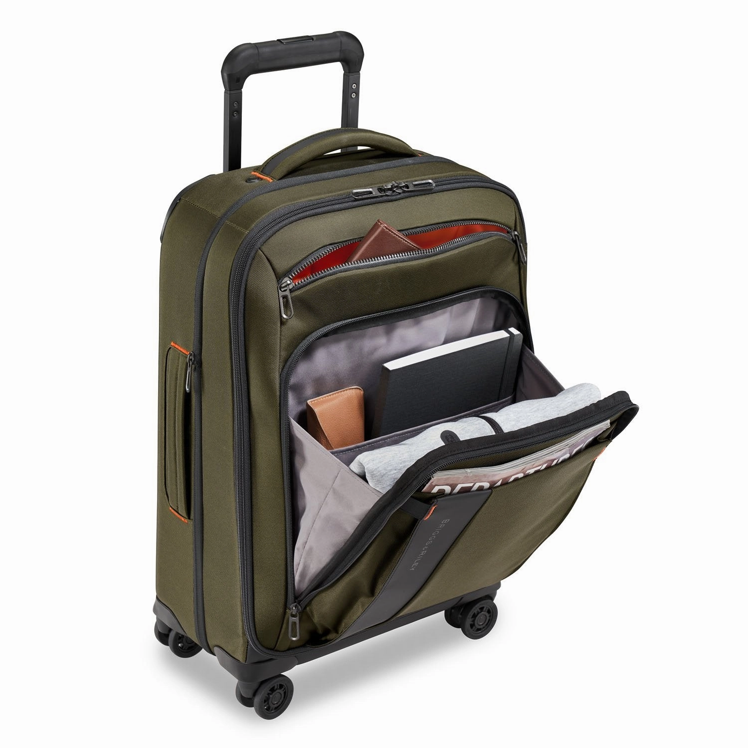 Briggs & Riley ZDX Domestic Carry-on Expandable Spinner Hunter
