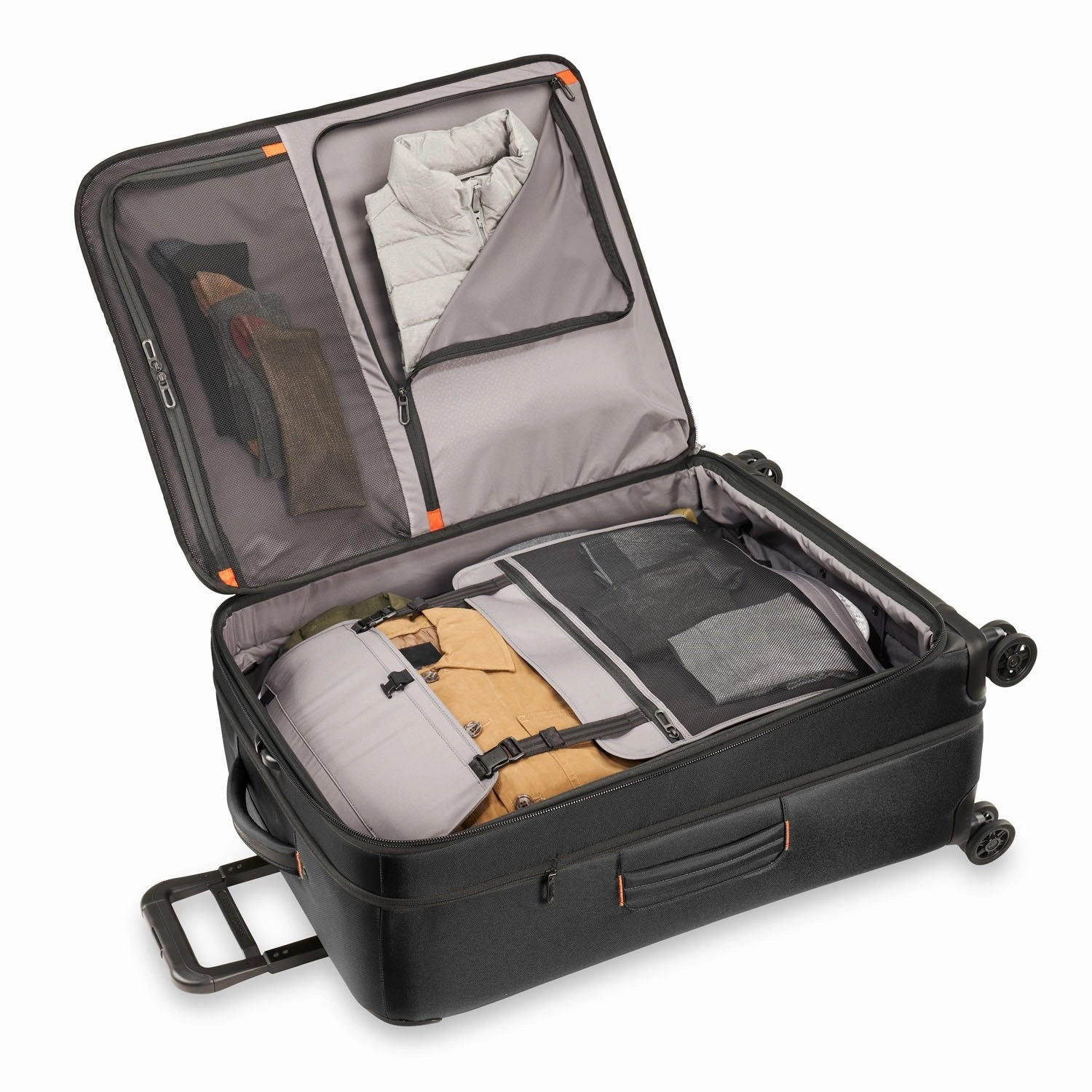 Briggs & Riley ZDX Large Expandable Spinner Luggage Black