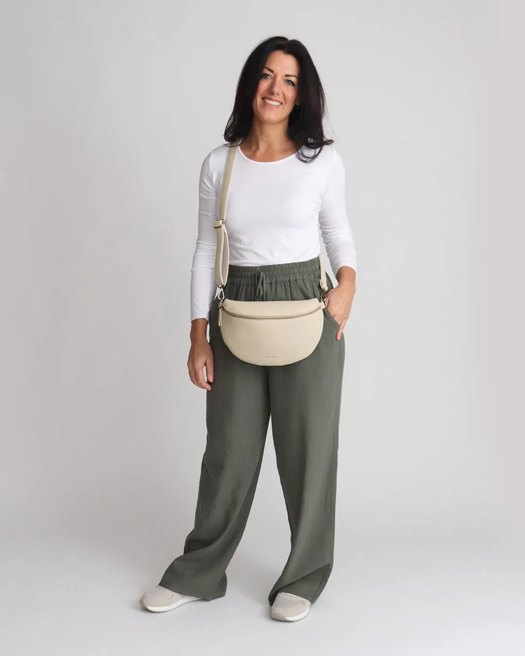 Brooke Belt Bag - Pebble