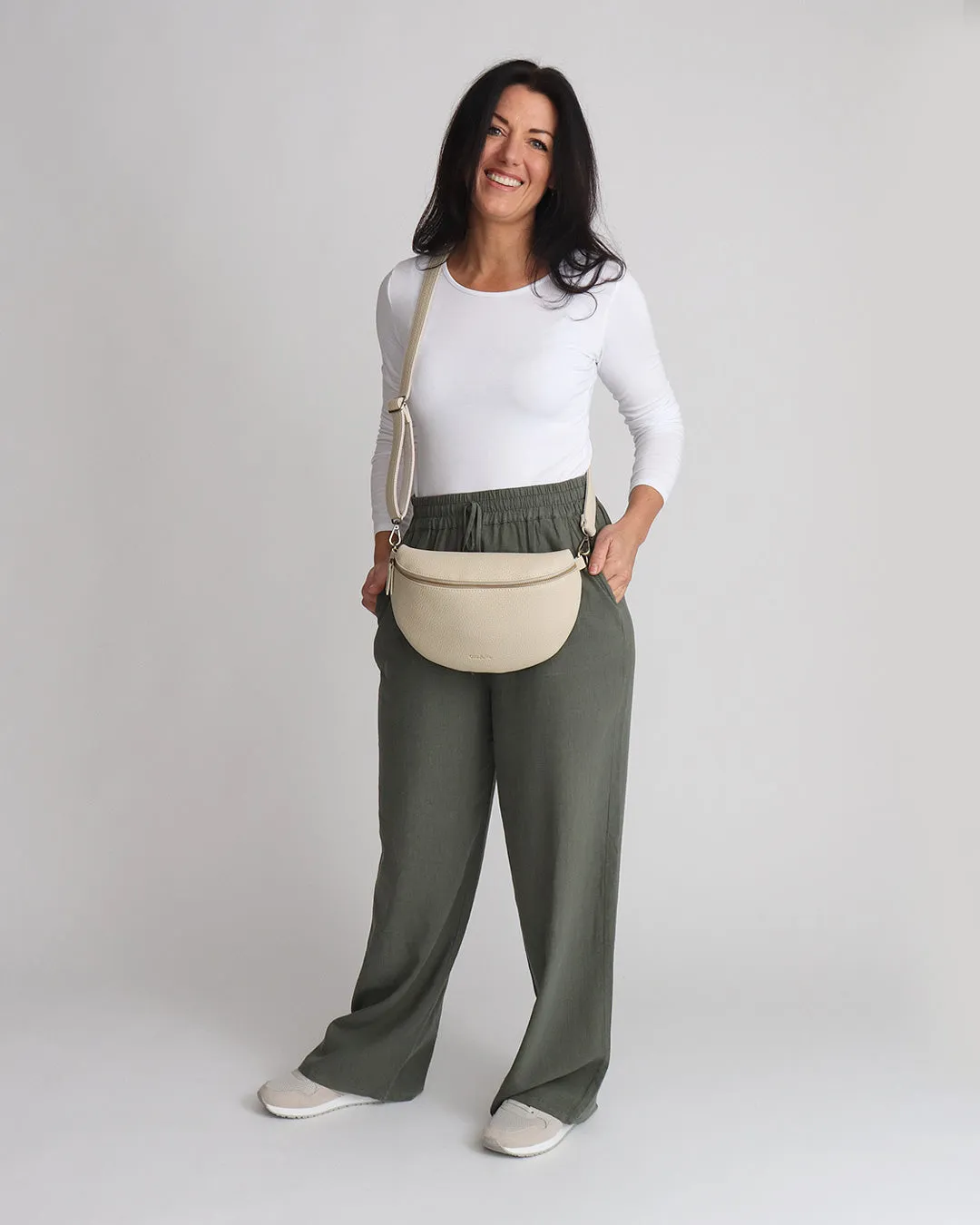 Brooke Belt Bag - Pebble