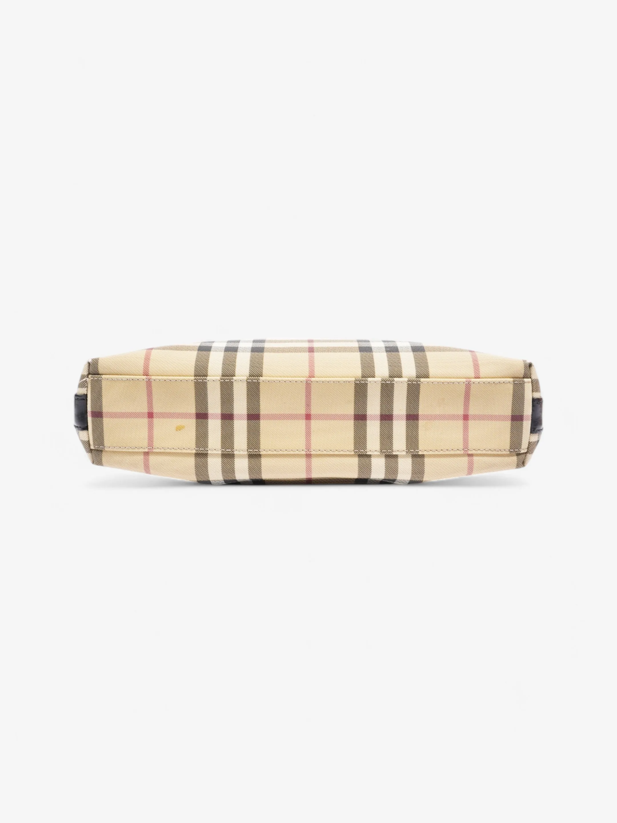 Burberry Shoulder Bag Check Coated Canvas