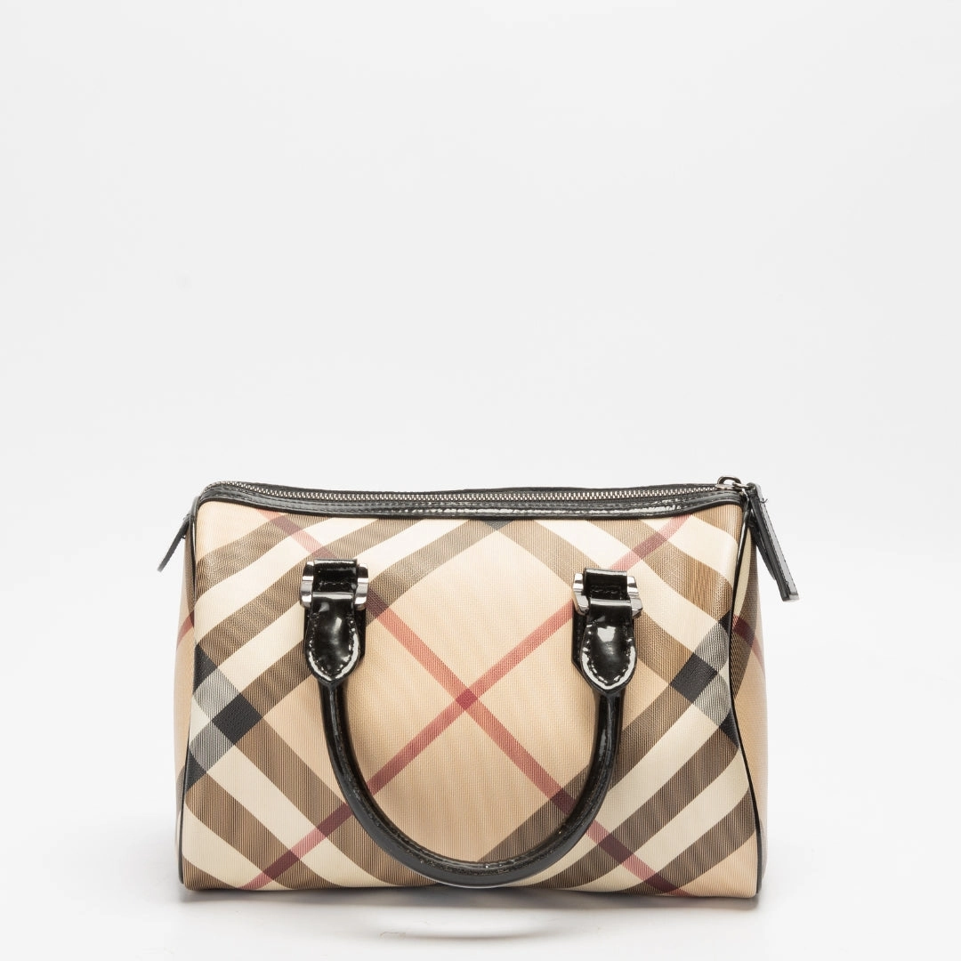 Burberry Nova Check Bowling Bag
