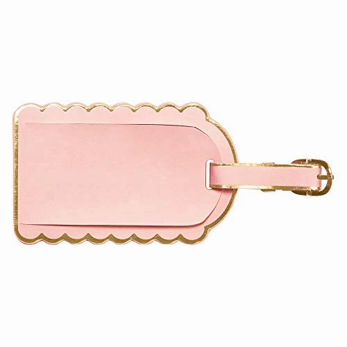 C.R. Gibson Women's 'Vacation Calories Don't Count' Blush Pink Luggage Tag