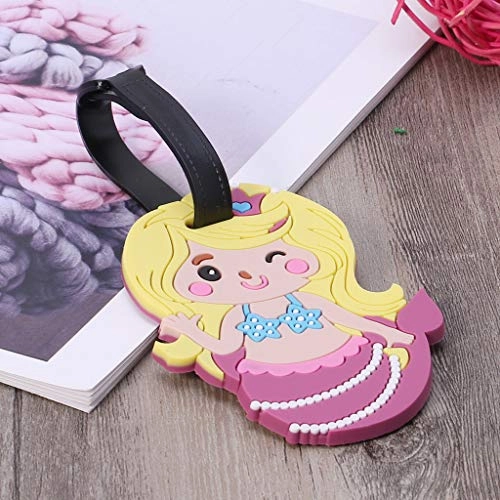 Carise Cartoon Luggage Tag Creative Suitcase ID Address Holder Baggage Boarding Tags