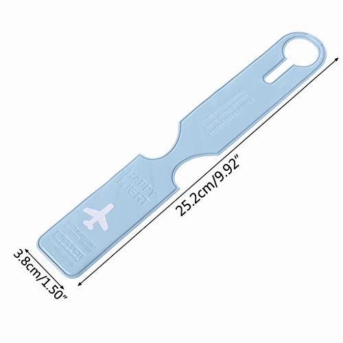 Carise PVC Travel Luggage Label Straps Suitcase ID Name Address Identify Tags Luggage Tags