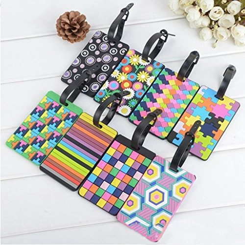 Carise Travel Luggage Tags Labels Strap Name Address ID Suitcase Bag Baggage Secure Hot