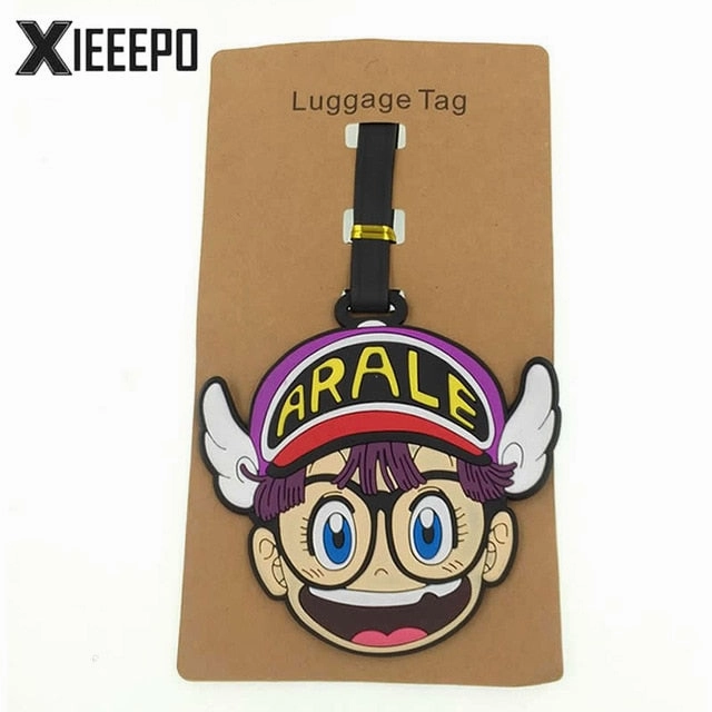 Cartoon Animal Owl Luggage Tag Travel Accessories Silica Gel Suitcase ID Address Holder Baggage