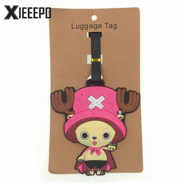 Cartoon Animal Owl Luggage Tag Travel Accessories Silica Gel Suitcase ID Address Holder Baggage