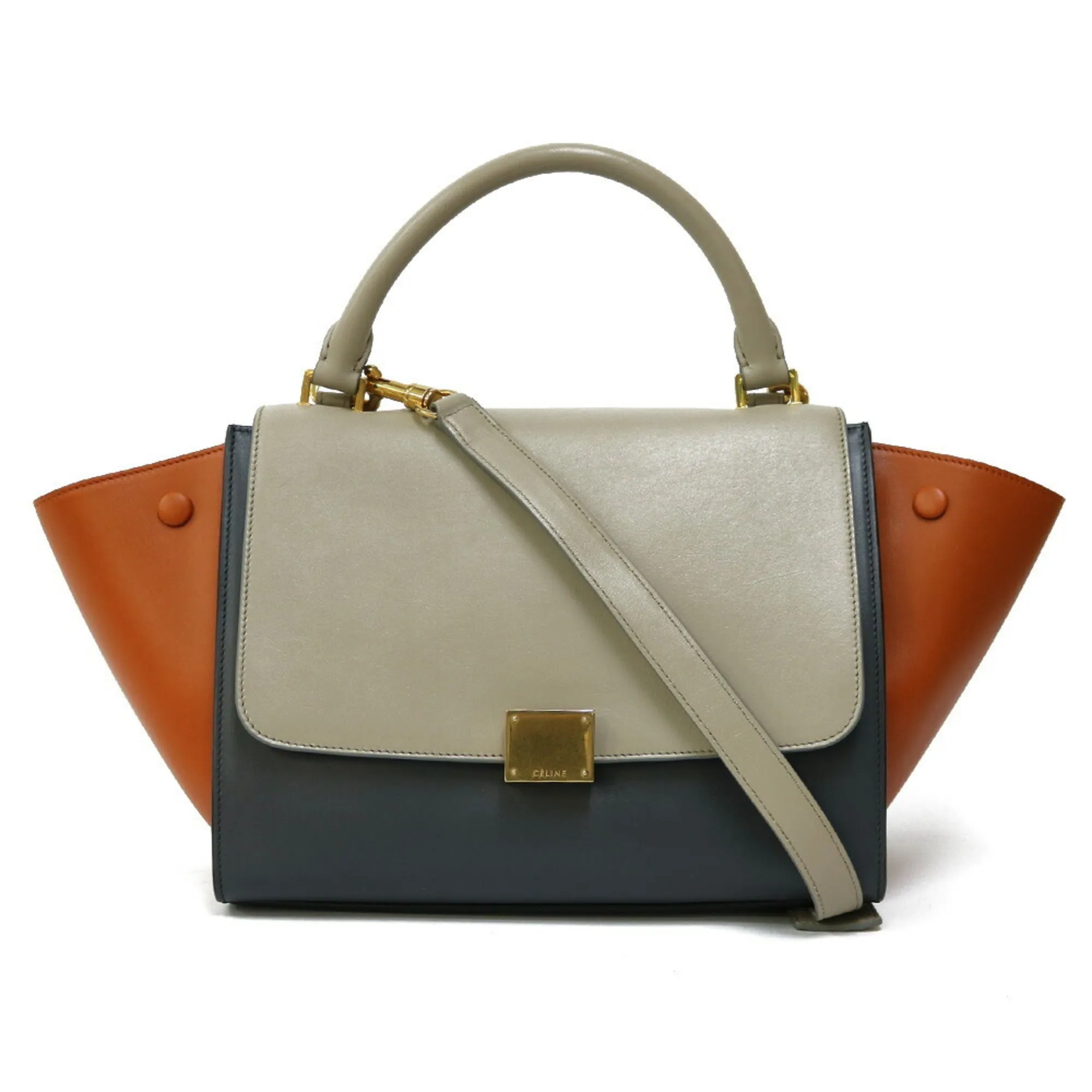 Celine Shoulder Bag Handbag Trapeze Women's Men's