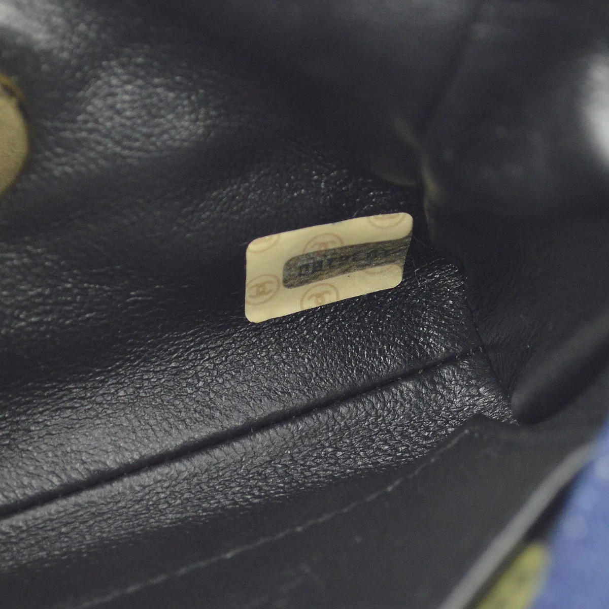 Chanel 1989-1991 Denim Straight Flap Shoulder Bag