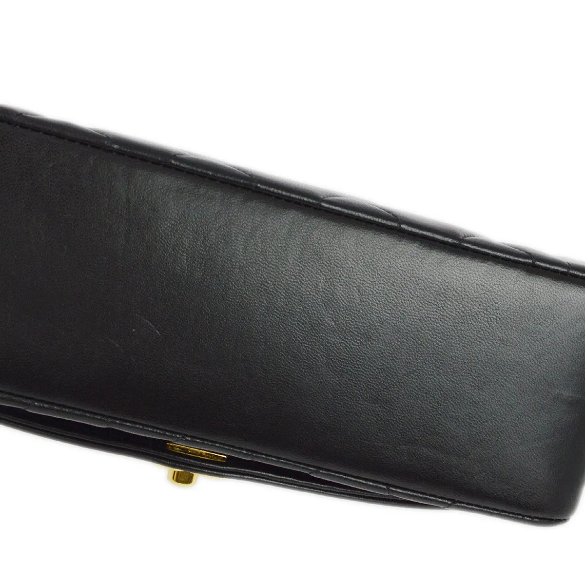 Chanel 1994-1996 Black Lambskin Small Diana Shoulder Bag