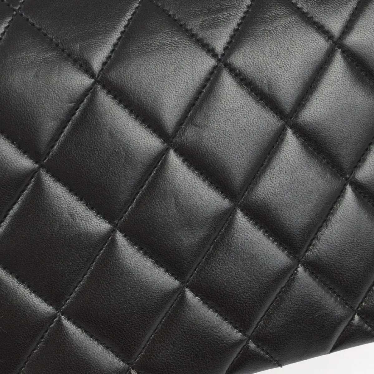 Chanel 1994-1996 Black Lambskin Small Diana Shoulder Bag
