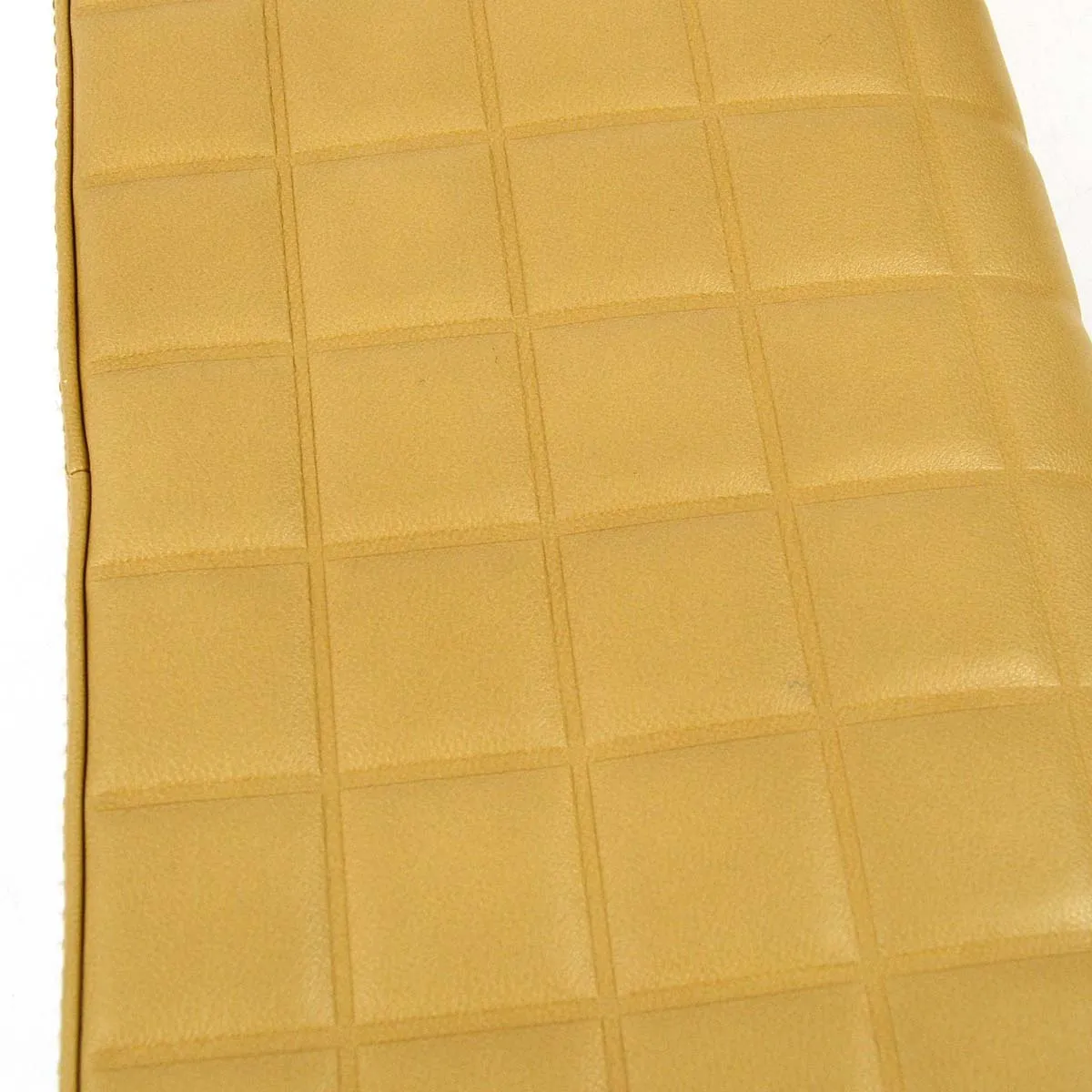 Chanel 2003-2004 Beige Lambskin Choco Bar Shoulder Bag