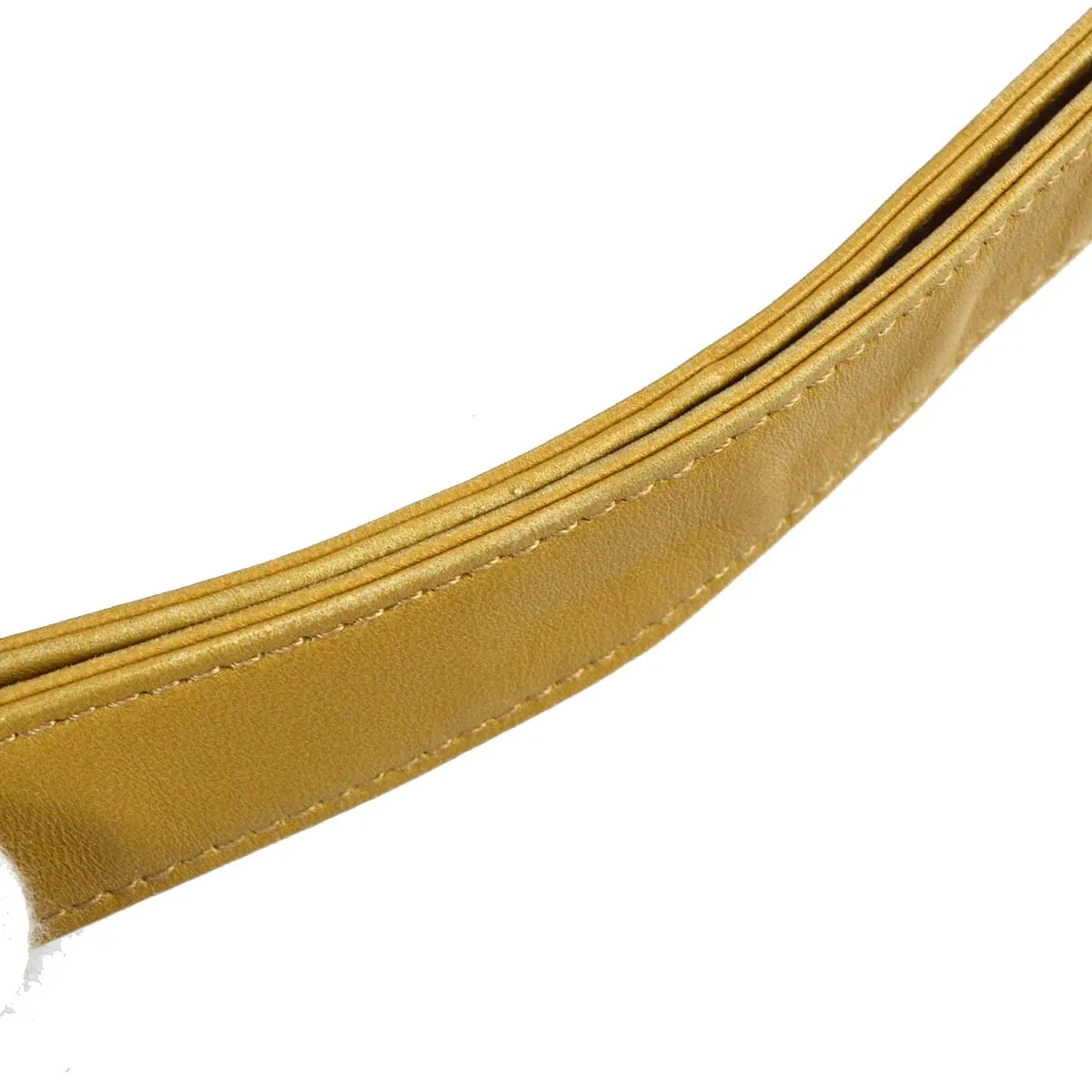Chanel 2003-2004 Beige Lambskin Choco Bar Shoulder Bag