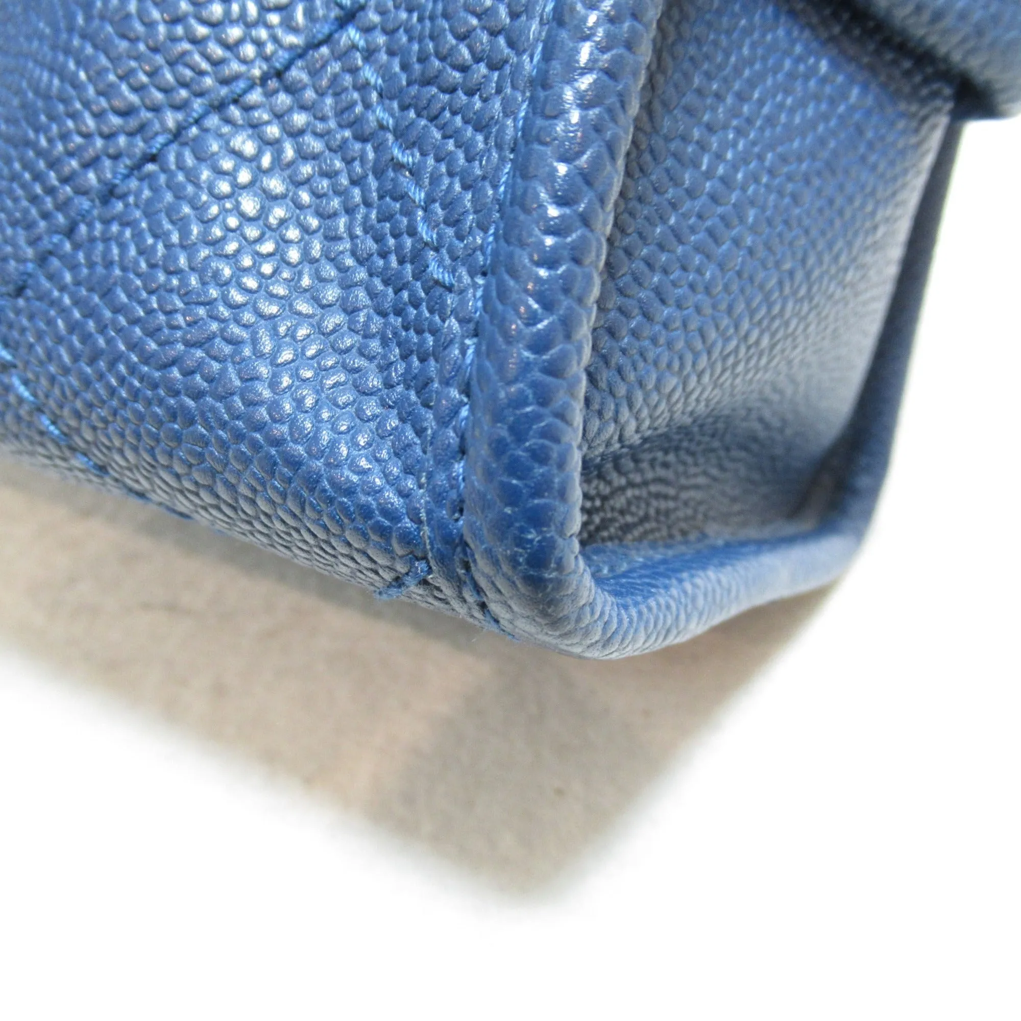 CHANEL 2wayShoulder Bag Blue Caviar Skin [Grained Calf]