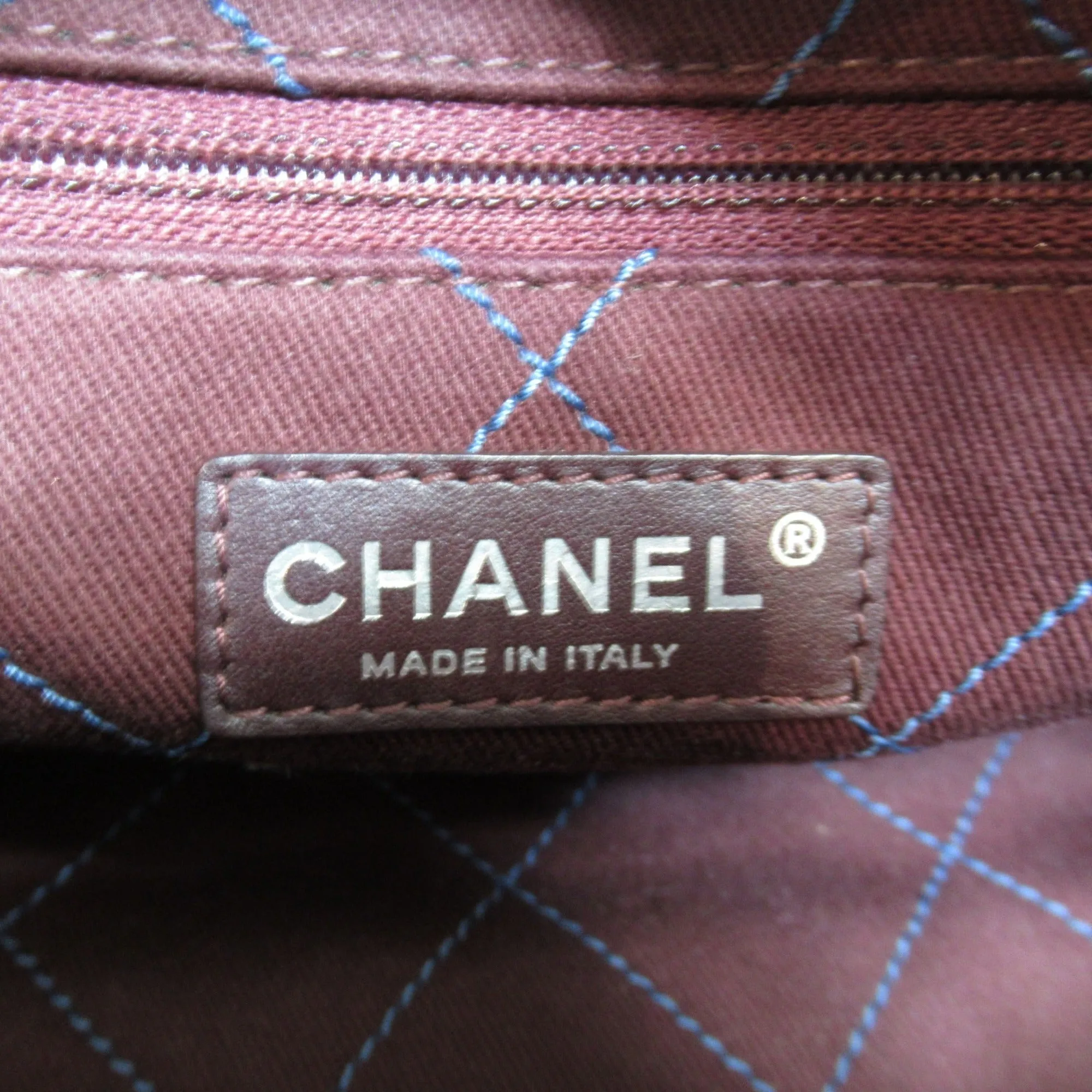 CHANEL 2wayShoulder Bag Blue Caviar Skin [Grained Calf]