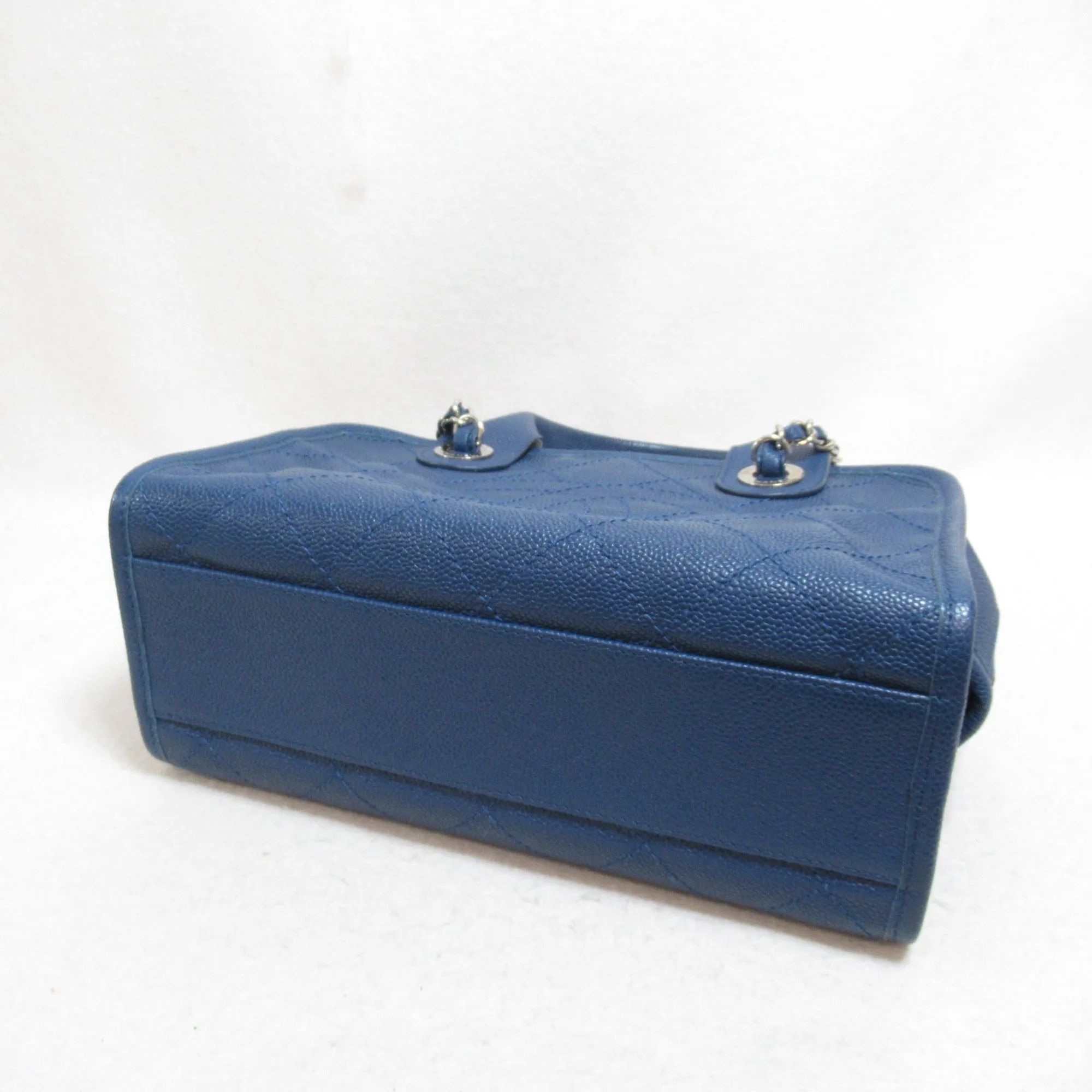 CHANEL 2wayShoulder Bag Blue Caviar Skin [Grained Calf]