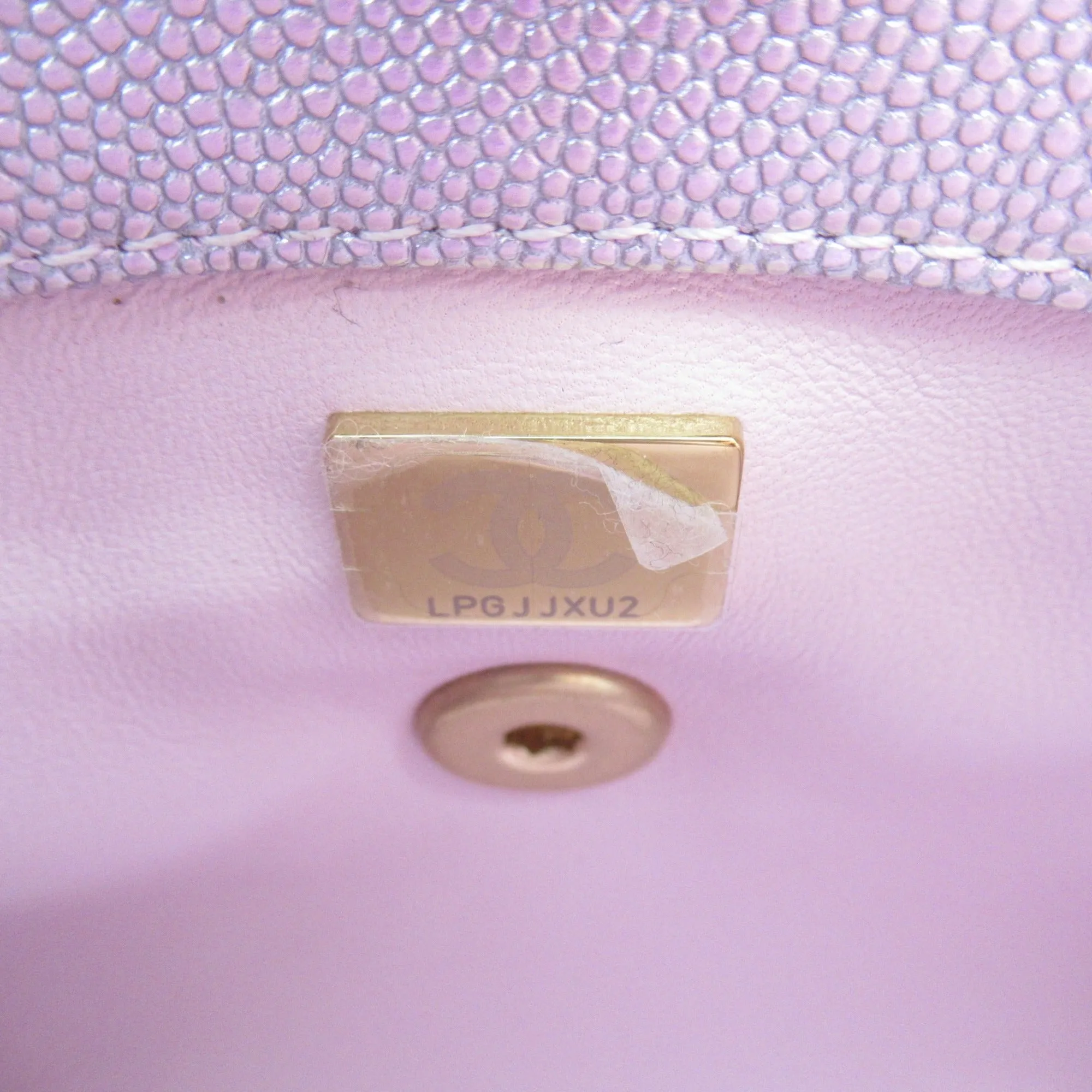 CHANEL 2wayShoulder Bag Pink Caviar Skin [Grained Calf] AS2215