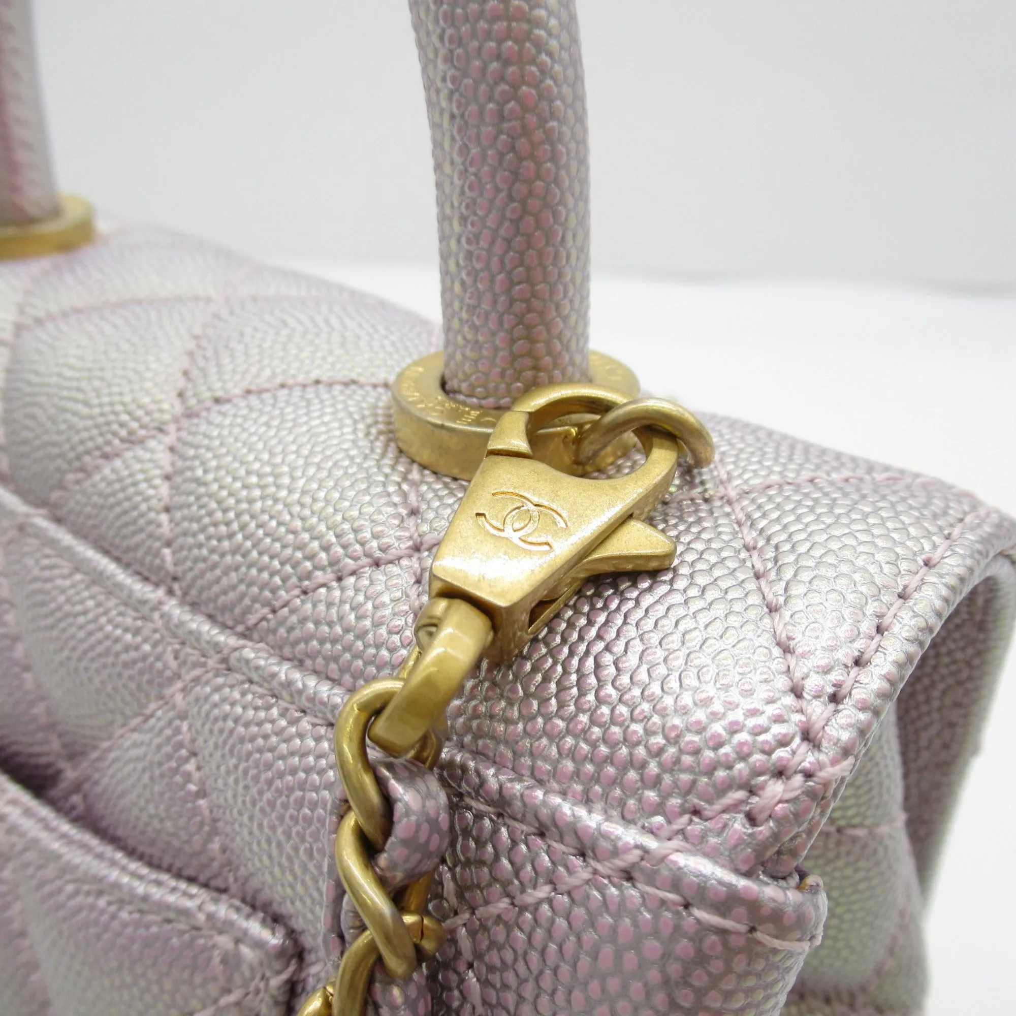 CHANEL 2wayShoulder Bag Pink Caviar Skin [Grained Calf] AS2215