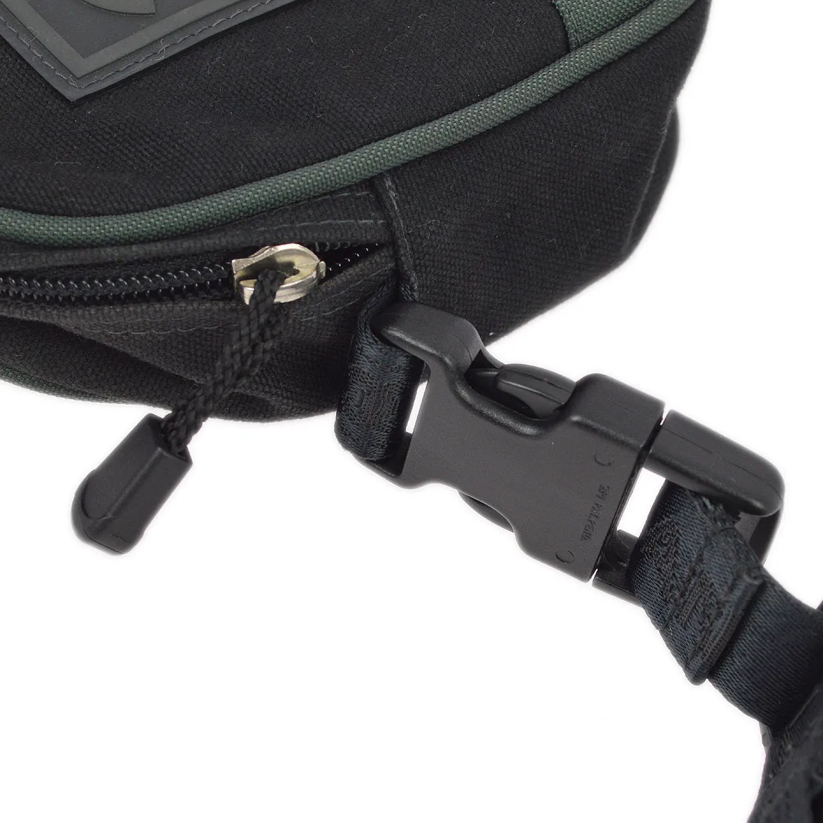 Chanel Black Green Sport Line Bum Shoulder Bag