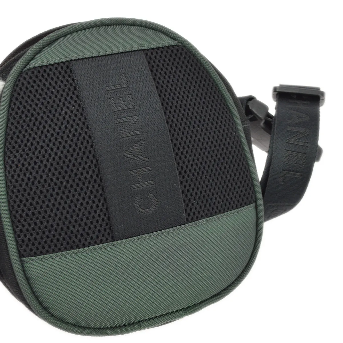 Chanel Black Green Sport Line Bum Shoulder Bag