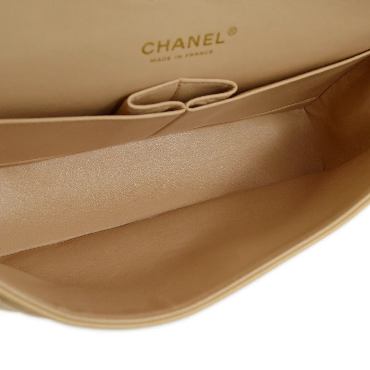 Chanel Black Lambskin Medium Classic Double Flap Shoulder Bag