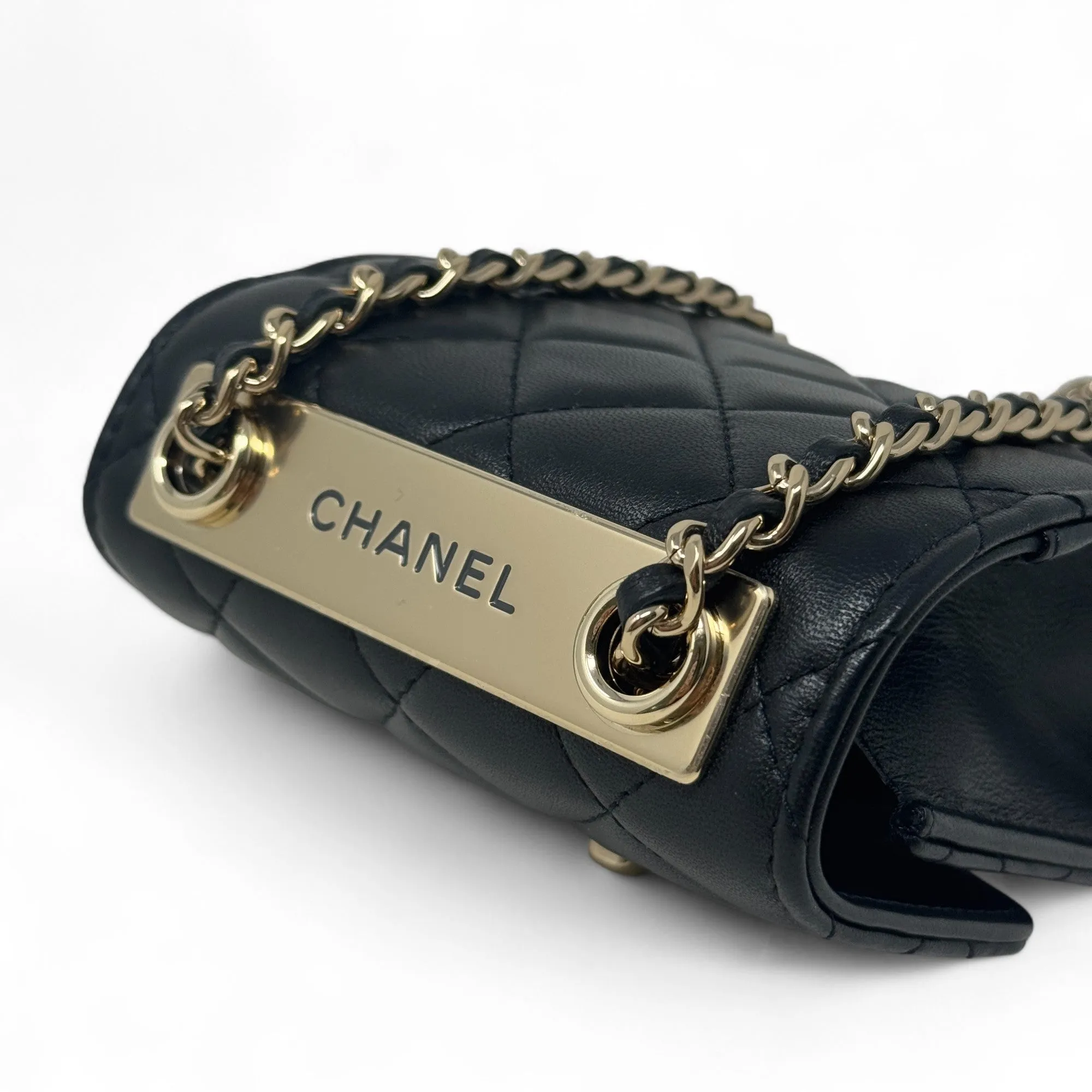Chanel Black Micro Trendy CC Flap
