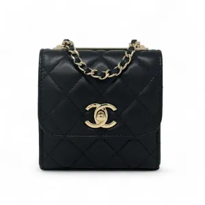 Chanel Black Micro Trendy CC Flap