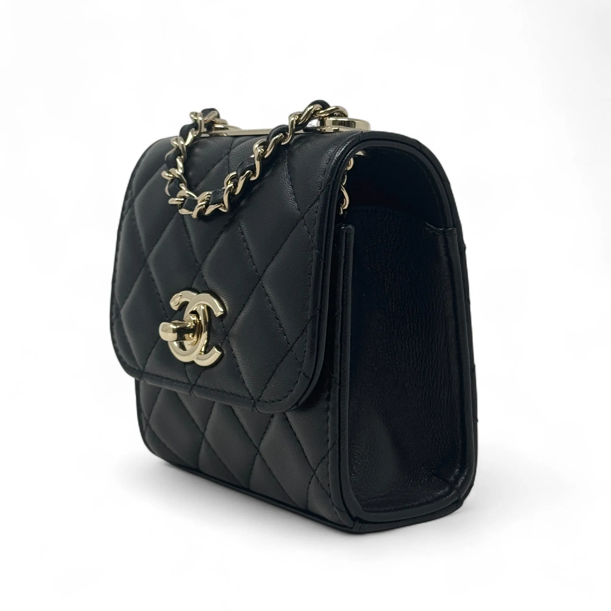 Chanel Black Micro Trendy CC Flap