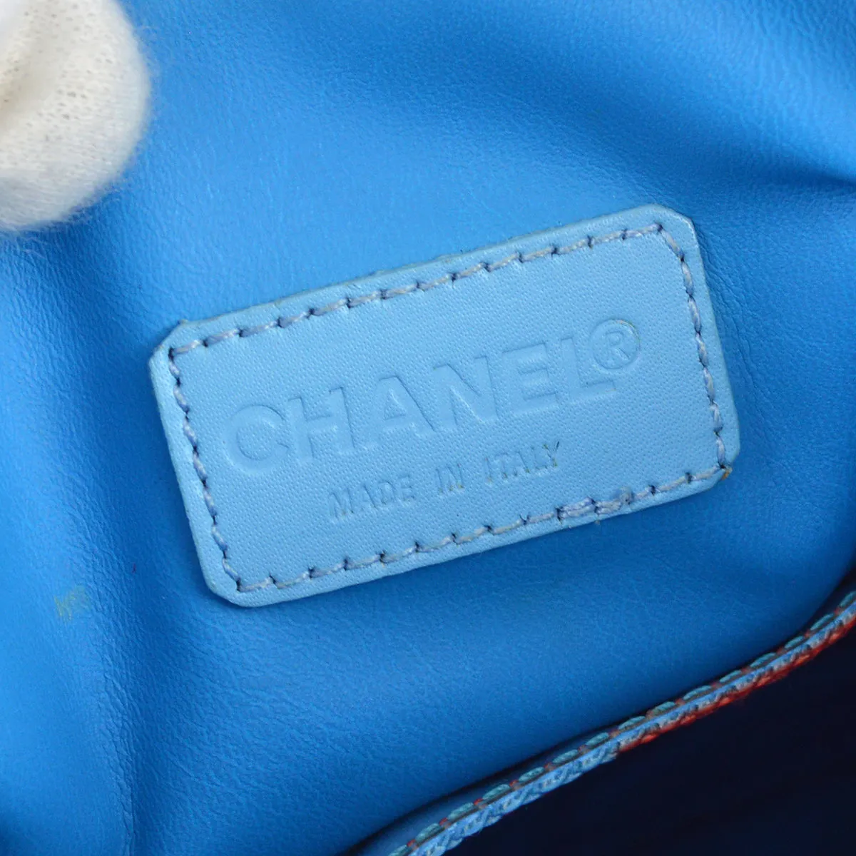 Chanel Blue Red Sport Line Shoulder Bag