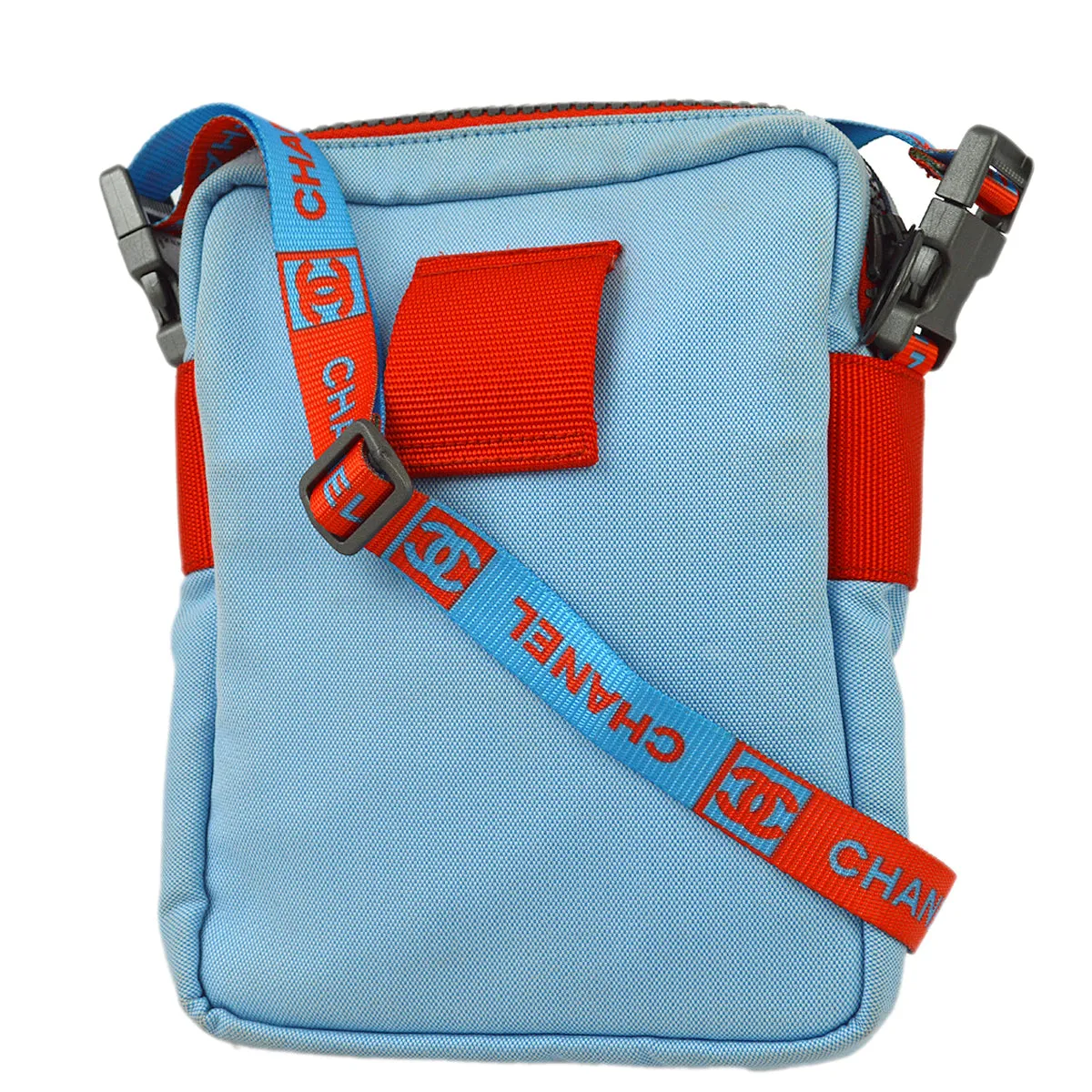 Chanel Blue Red Sport Line Shoulder Bag
