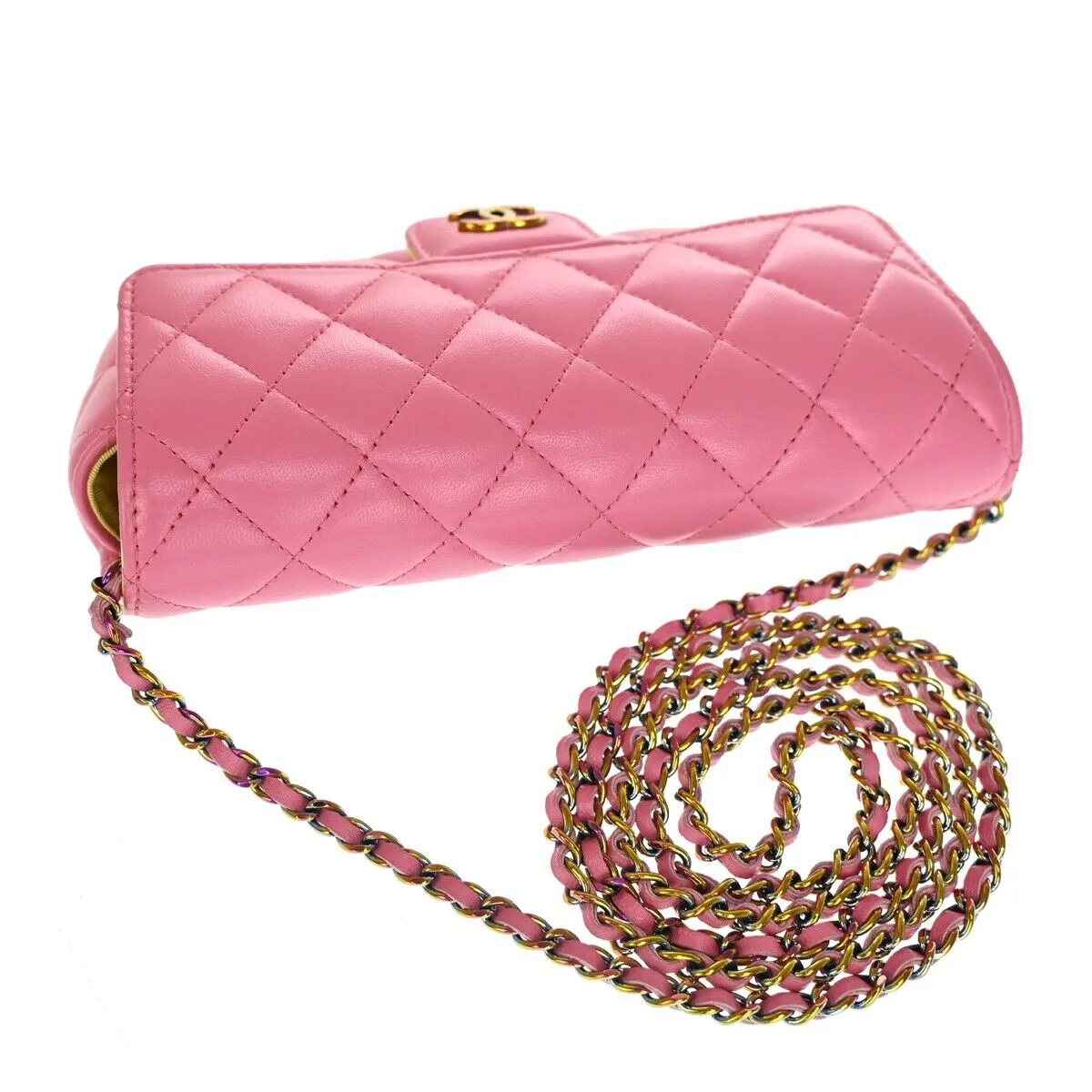 Chanel Cc Matelasse Chain Mini Shoulder