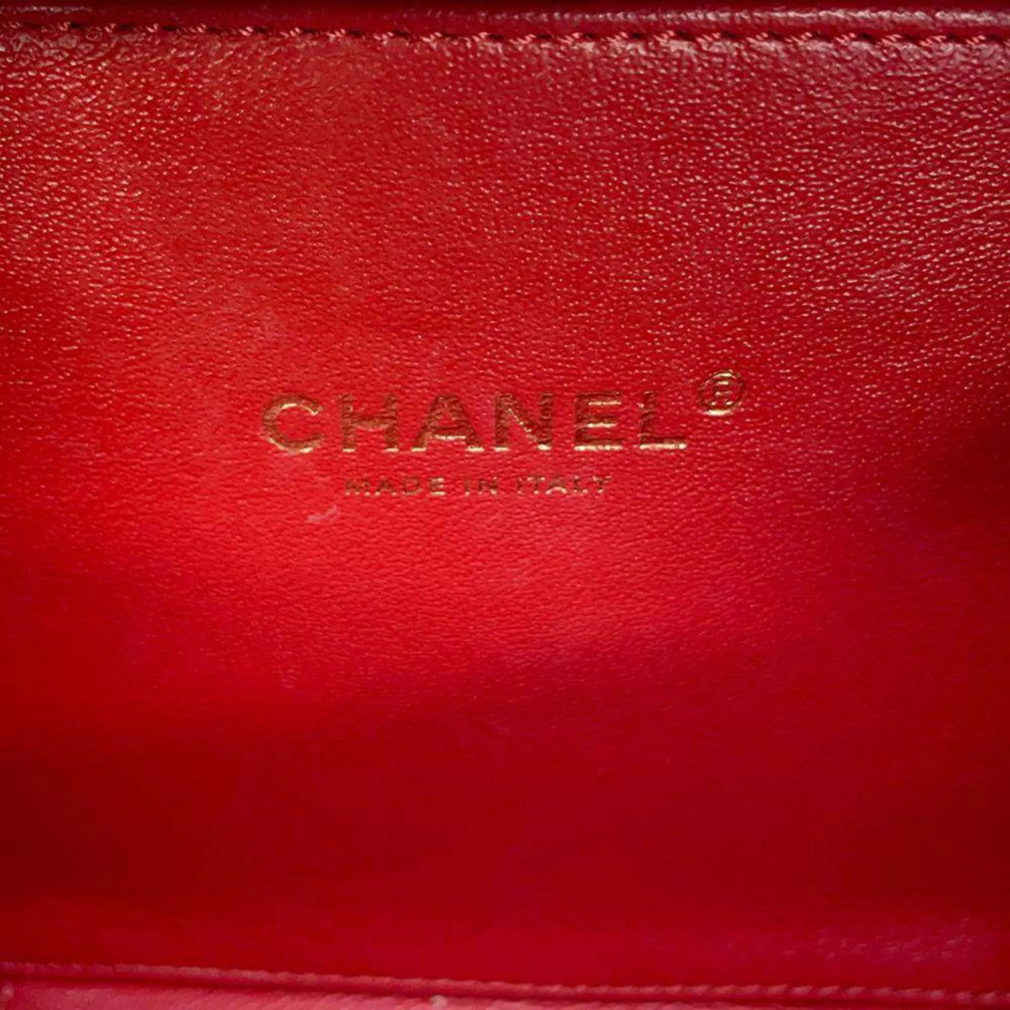 Chanel Chain Shoulder Bag CC Filigree Vanity Caviar Skin A93342 CHANEL