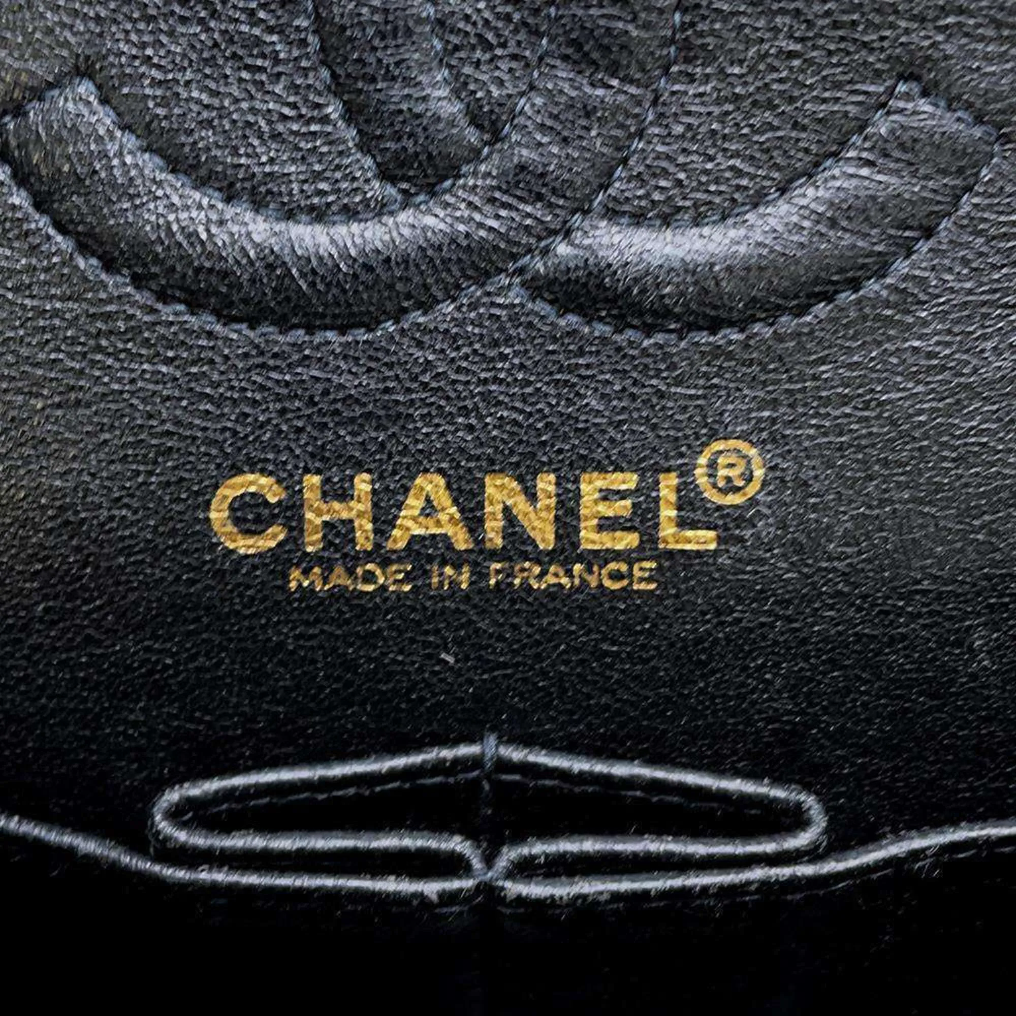 Chanel Chain Shoulder Bag Matelasse 23 Coco Mark Double A01113 CHANEL Black