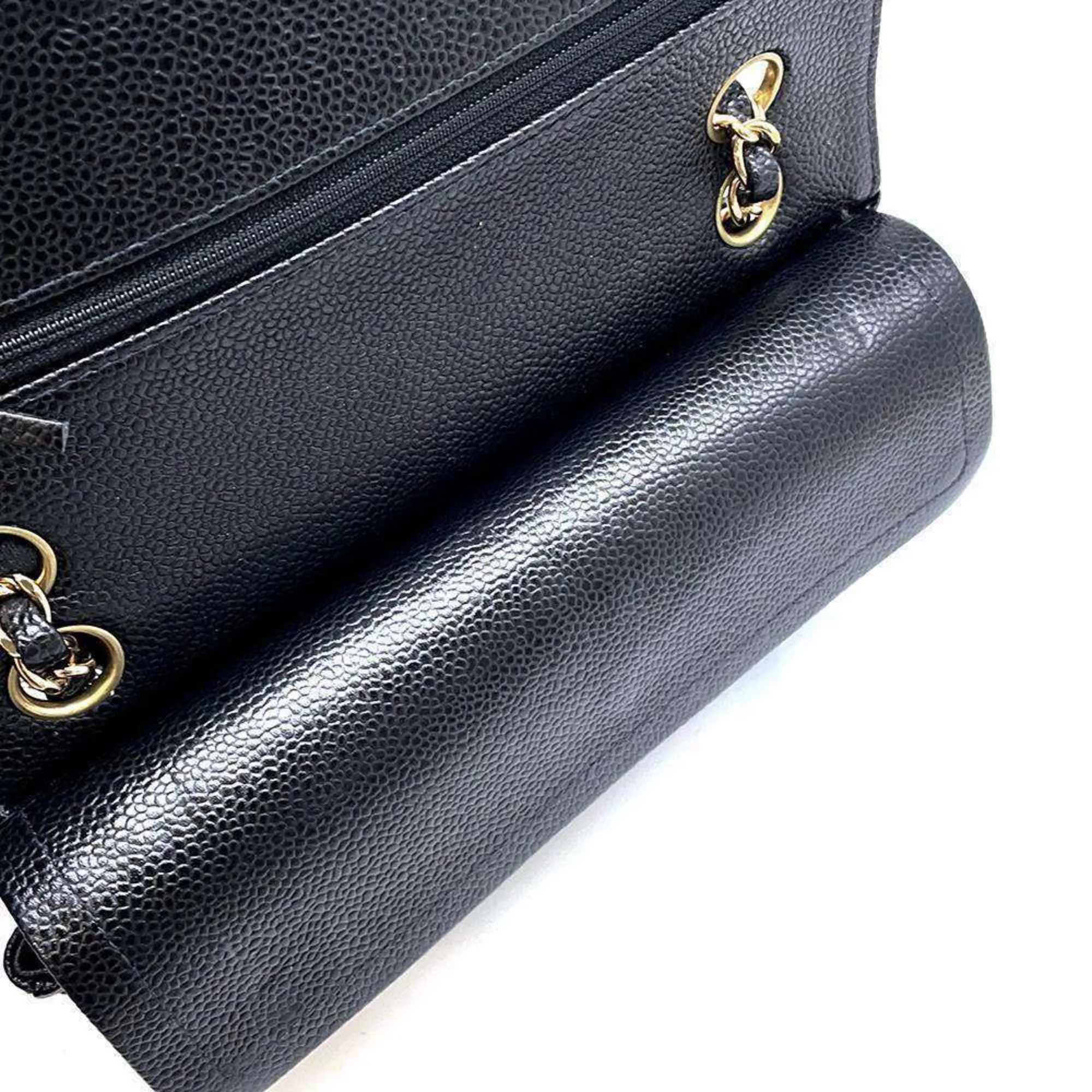 Chanel Chain Shoulder Bag Matelasse 23 Coco Mark Double A01113 CHANEL Black