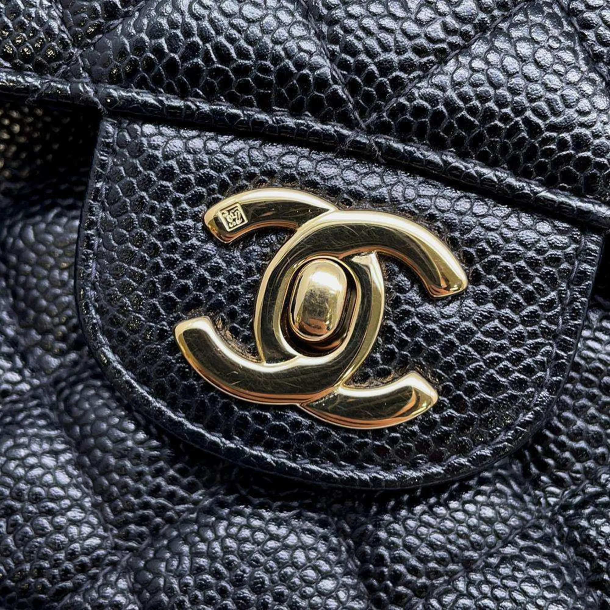 Chanel Chain Shoulder Bag Matelasse 23 Coco Mark Double A01113 CHANEL Black
