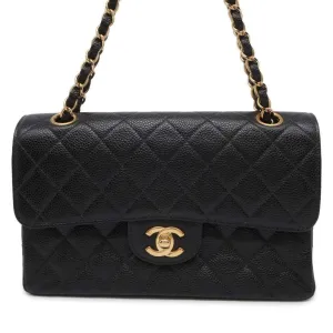 Chanel Chain Shoulder Bag Matelasse 23 Coco Mark Double A01113 CHANEL Black