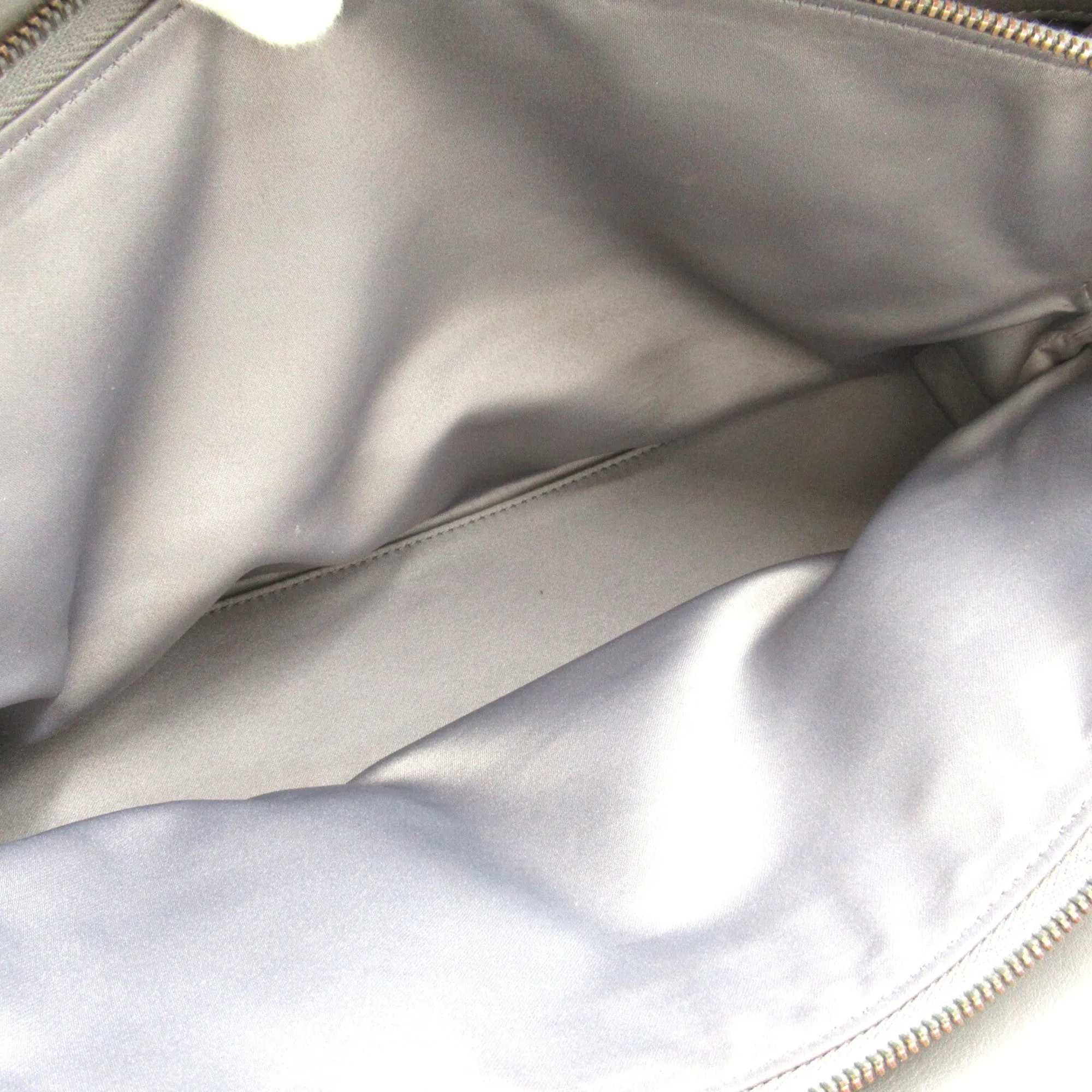 CHANEL ChainShoulder Gray leather