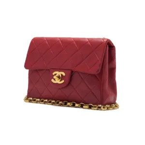 CHANEL ??CHANEL??MINI TRASSE Turn-Lock Chain Shoulder  Red Visitor Chain  Shoulder Bag Mini Shoulder Bag  Bag Hybrid ?? Ship????SS??Ice s Online
