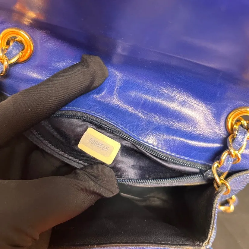 Chanel Classic Blue Shoulder Bag - Luxury Designer Collection