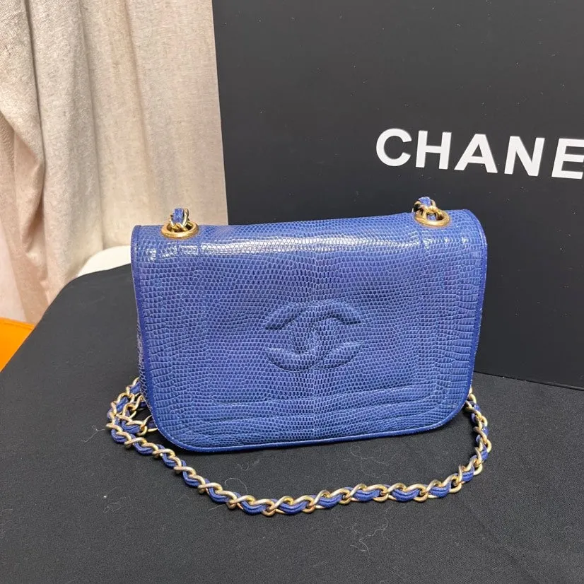 Chanel Classic Blue Shoulder Bag - Luxury Designer Collection