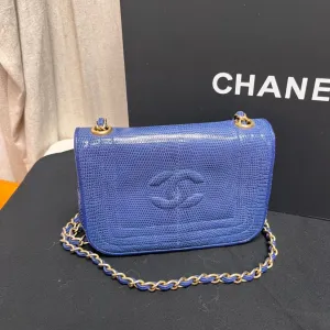 Chanel Classic Blue Shoulder Bag - Luxury Designer Collection