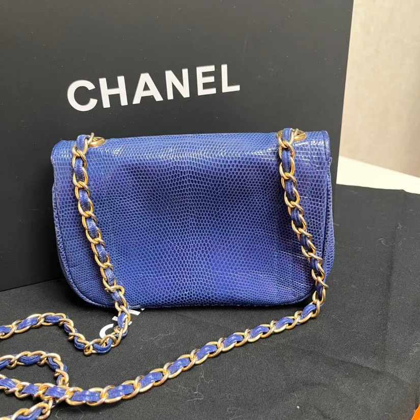 Chanel Classic Blue Shoulder Bag - Luxury Designer Collection