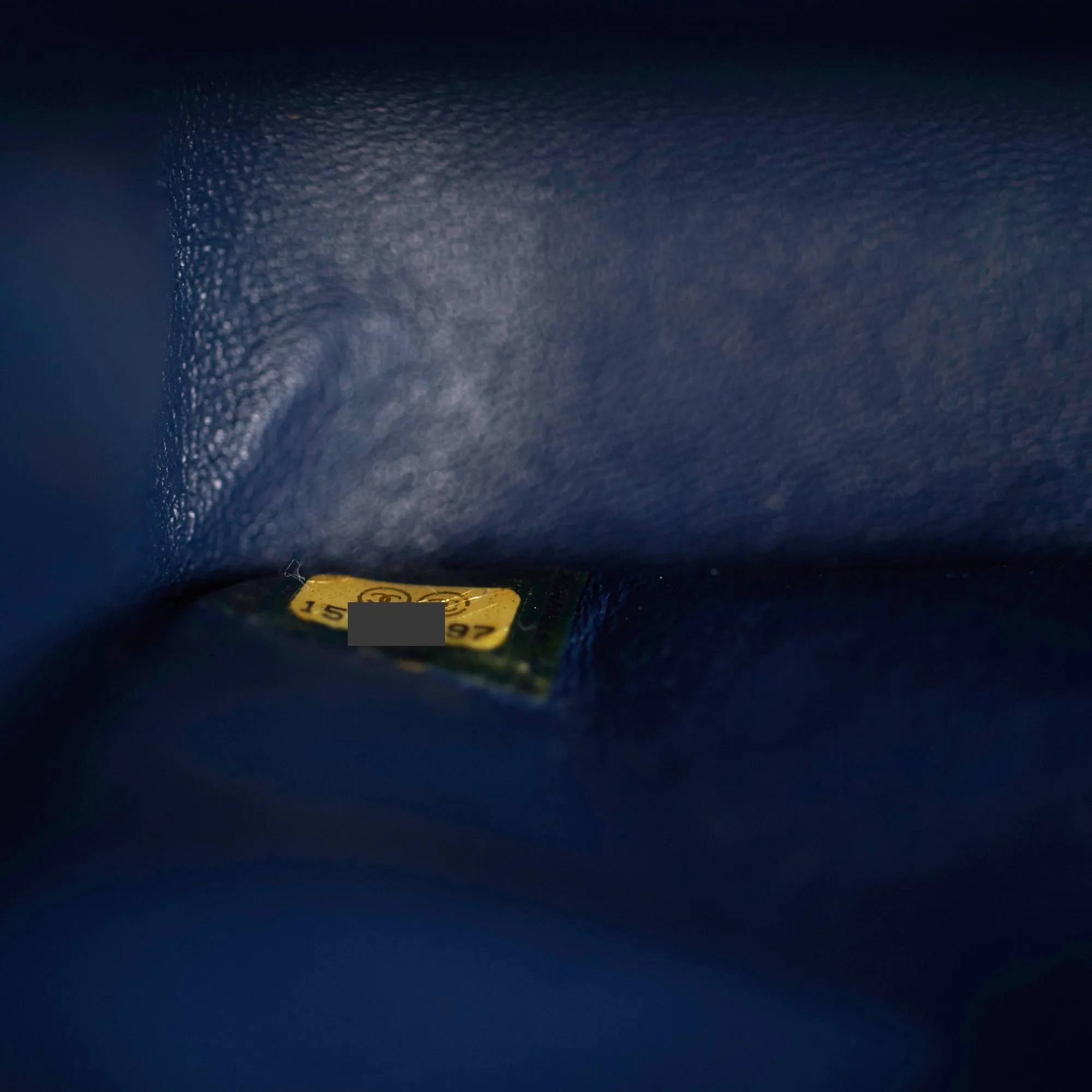 Chanel Classic Flap Medium Large Caviar Blue Shoulder Bag