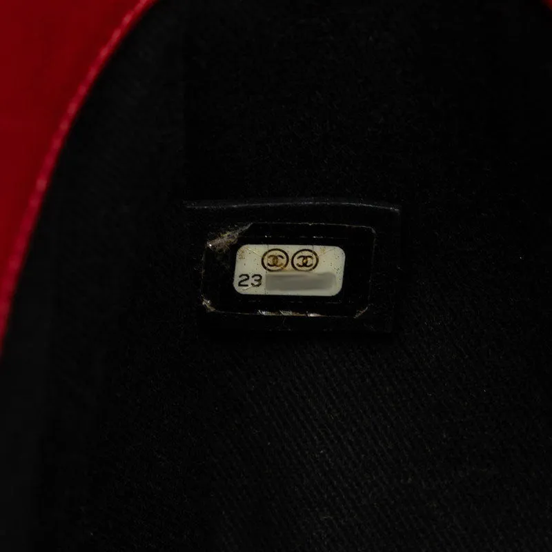 Chanel Coco Handbag Shoulder Bag 2WAY Red Leather  Chanel