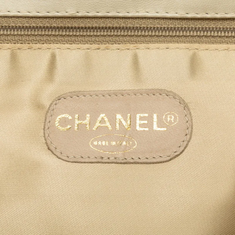 Chanel Decamatrace trip Cocomark Chain Shoulder Bag Pink White Cotton Lady CHANEL [More]